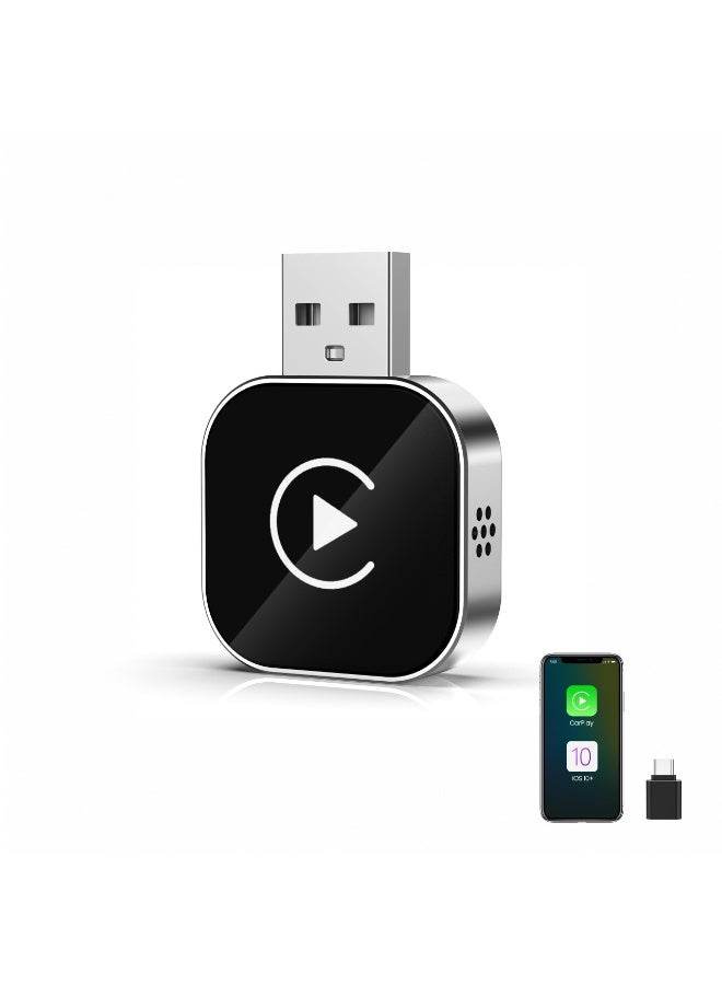 Compare Car Play Wireless Adapter, Black Carplay Adapter for iPhone, Car Carplay Adapter, Seamless Connection for Converting Wired to Wireless, Mini Stable Plug and Play Android Auto Adapter at KSA Price