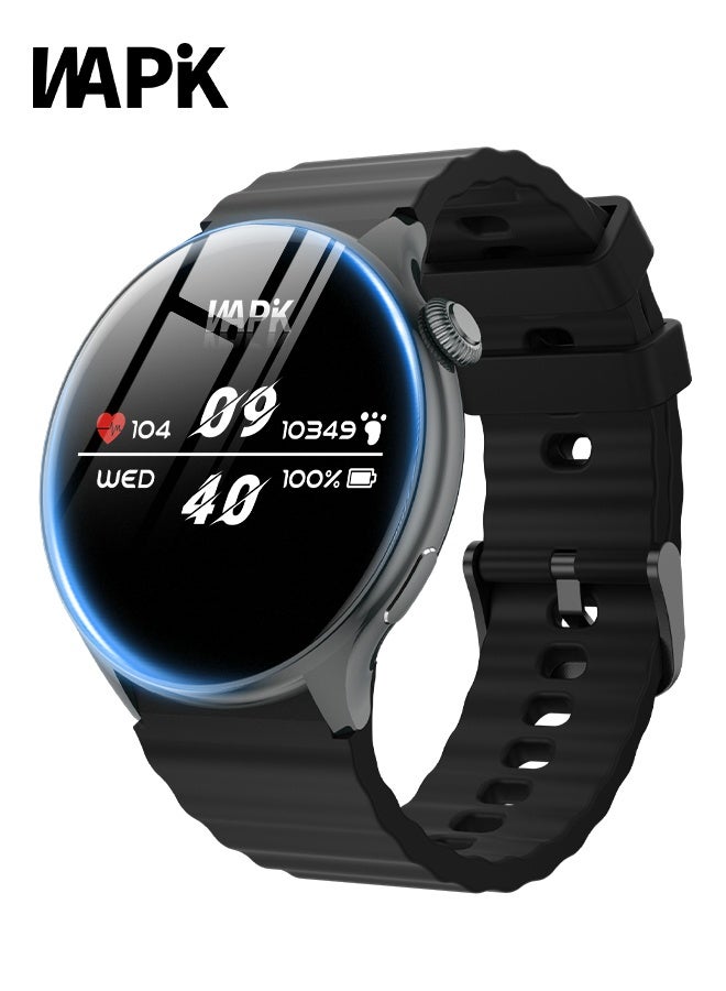 Compare Korean Brand Smart Watch Y5,Business Smartwatch, Waterproof Fitness Watch, Bluetooth Calling, Compatible with Android and iOS,Smartwatch For Men, Zinc Alloy Vacuum Plating, Heart Rate Monitoring，Black at KSA Price