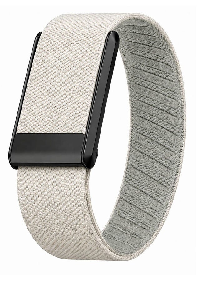 Compare Woven Nylon Strap Compatible with Whoop 5.0, Adjustable Stretch Sport Band Replacement with Secure QuickClip Hardware, Breathable Athletic Wristband for Men and Women  Beige with Black Connector at KSA Price