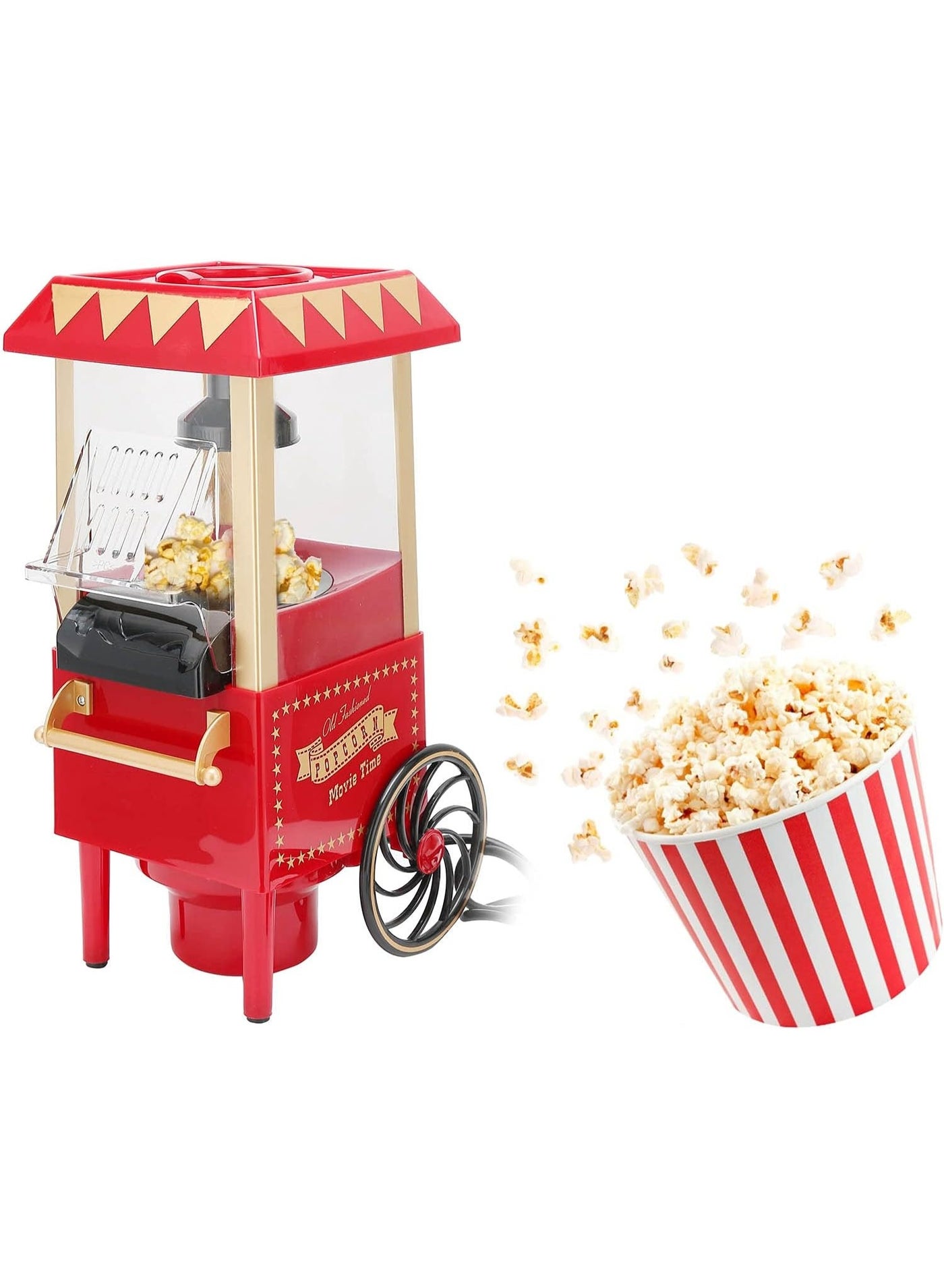 Compare Automatic Hot Air Popcorn Maker – Fast Popcorn Machine for Home, Parties & Movie Nights at KSA Price