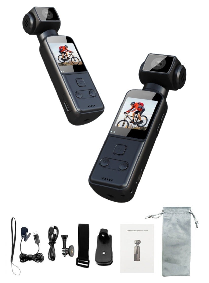 Compare 4K HD Sports Camera – AntiShake Pocket Camera for Outdoor Adventures, Hiking, Cycling – Handheld & ClipOn Action Camera – 270° Rotatable Lens – WiFi Video Transfer – Long Battery Life – Lightweight & Portable at KSA Price