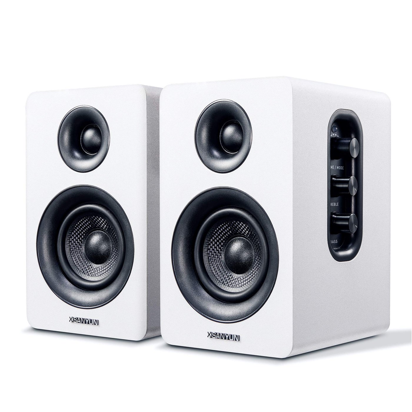 Compare Sanyun SW208 3 Active Bluetooth 5.0 Bookshelf Speakers, Builtin 24bit DAC at KSA Price