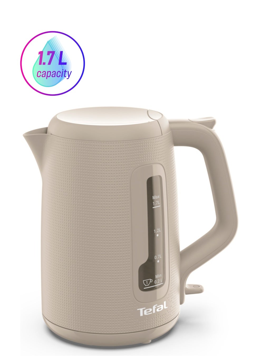 Compare 1.7 L Kettle |Modern Design|OneCup Indicator|OneHanded Opening|Easy to Clean|Removable AntiScale Filter|360° Rotational Base|AutoOff|15Year Repairability|2 Years Warranty 1.7 L 1 W KO2M0B27 Grey at KSA Price
