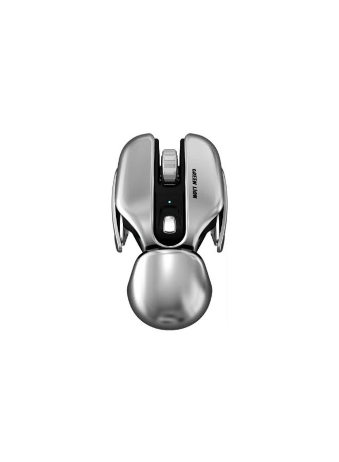 Compare Green Lion G266 Beetles Metal Mouse 4800 DPI Silent Click Wireless Ergonomic at KSA Price