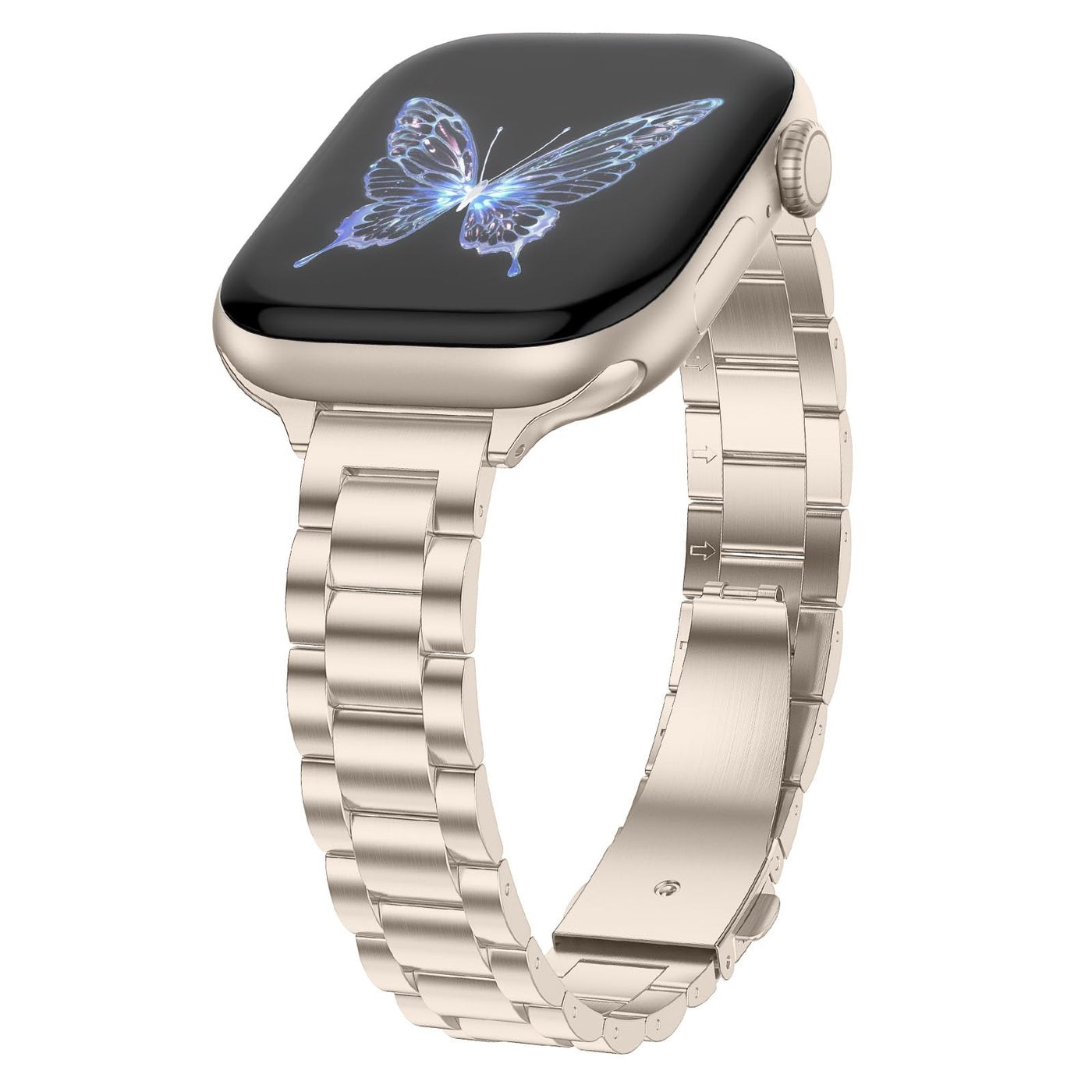 Dolstrap Thin Metal Straps Compatible with Apple Watch…
