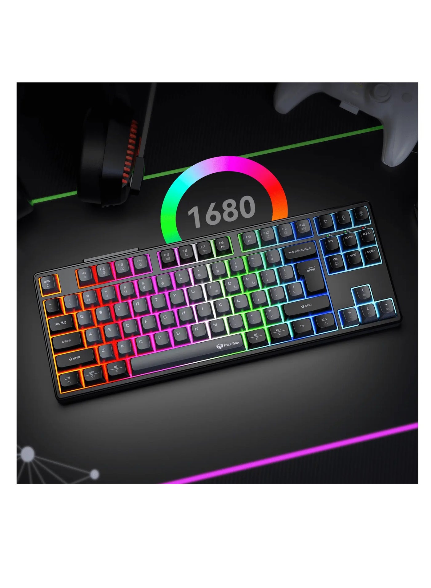 MEETION MK14 TKL Three Mode Wireless/Bluetooth/Wired…