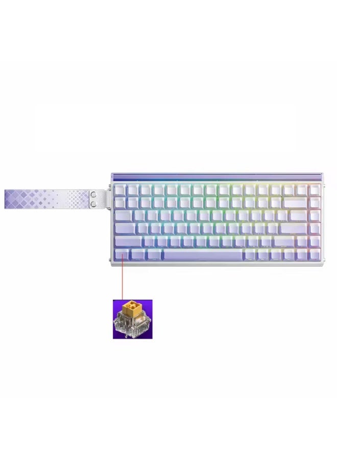 Compare HERO 84 HE Wired Mechanical Gaming Keyboard with Music Rhythm RGB Backlight, Jade King Magnetic Switch, 8K Polling Rate, 128K Scan Rate, Compact 84Key Design for PCLaptop at KSA Price