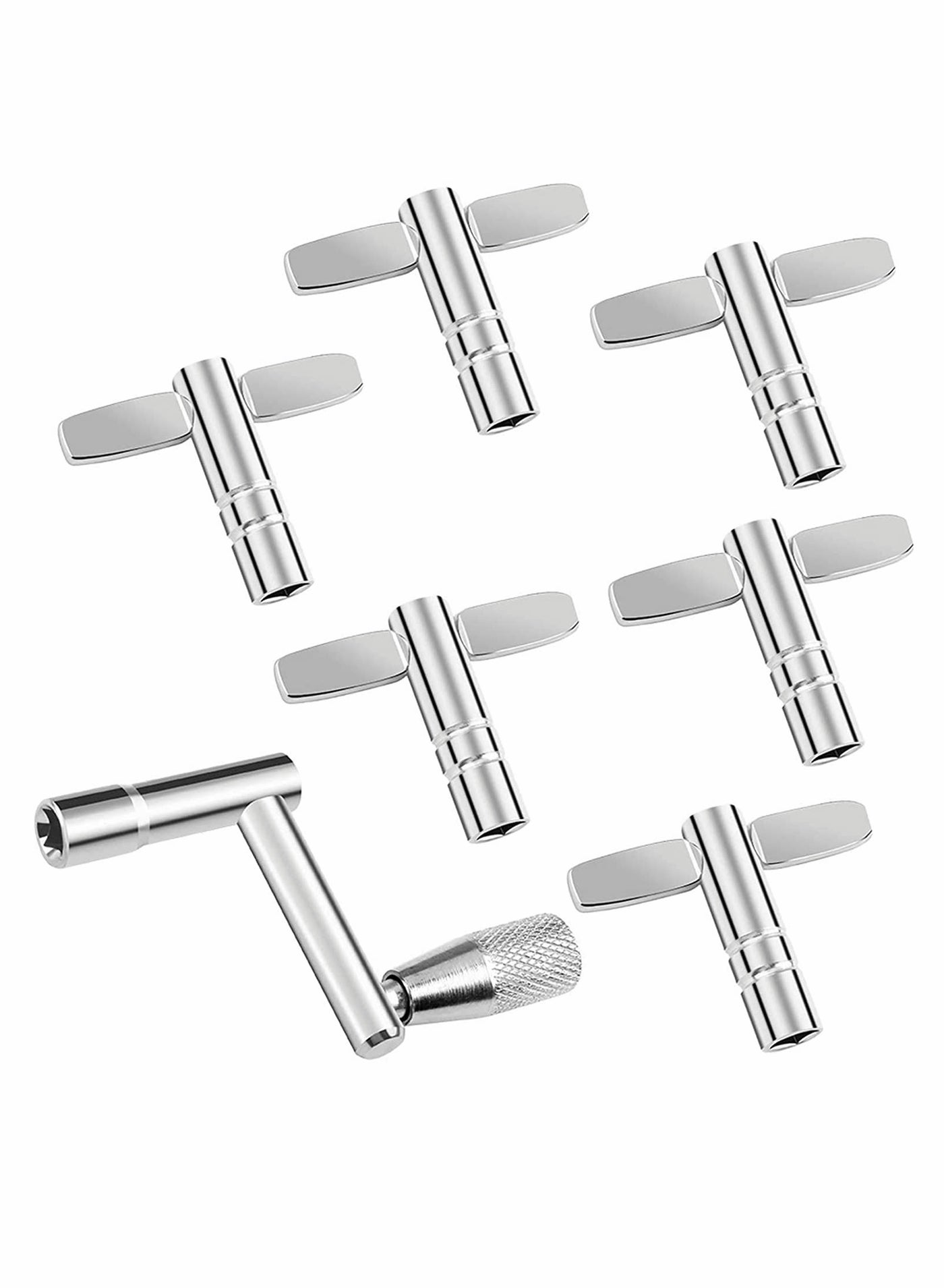 Compare Drum Keys, 7 Pcs Universal Drum Key Tuner, ChromePlated Steel Drum Tuning Key, Ttype Drum Wrench and Ztype Drum Wrench Percussion Instruments Parts for Drummers at KSA Price