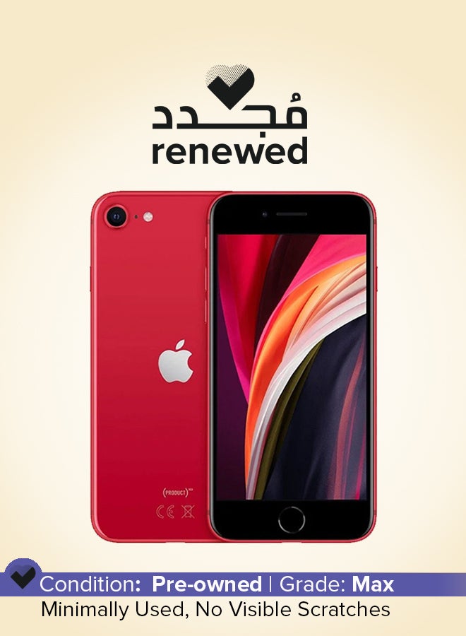 Compare Renewed  iPhone SE 2nd Gen 64GB Red 4G With Facetime  International Version at KSA Price
