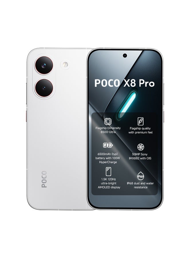 POCO X8 Pro Dual SIM 5G White 8GB RAM…
