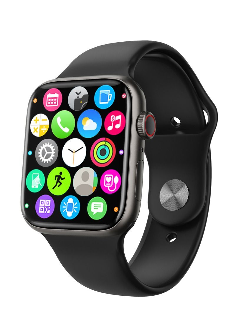 Compare IW8 PRO smart watch1.99 inch IPS full touch screenwireless chargingsupport NFCblood oxygen heart rate detection at KSA Price