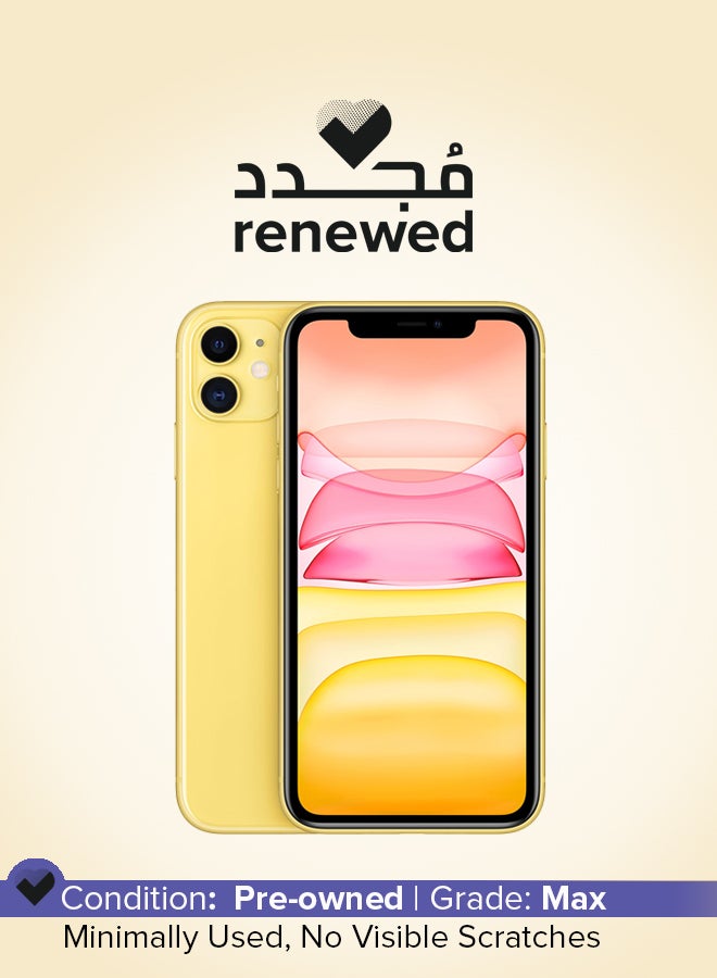 Compare Renewed  iPhone 11 256GB Yellow 4G With Facetime  International Version at KSA Price