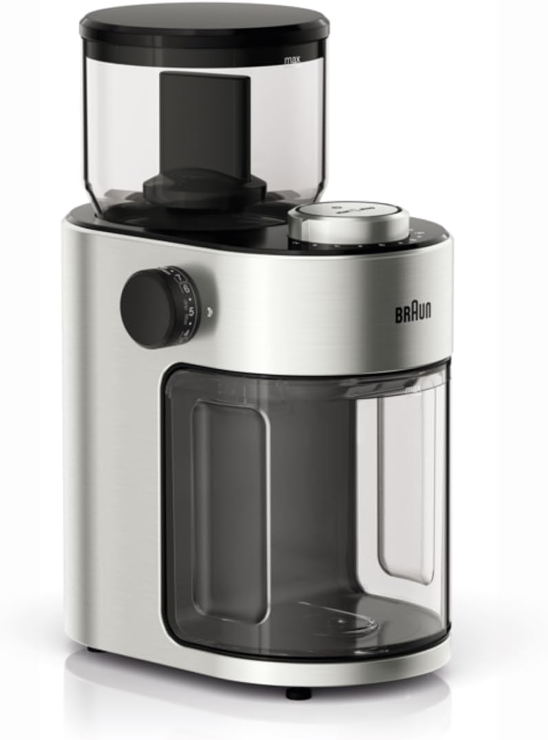 Coffee Grinder, 110W, 220g Bean Container Capacity,…