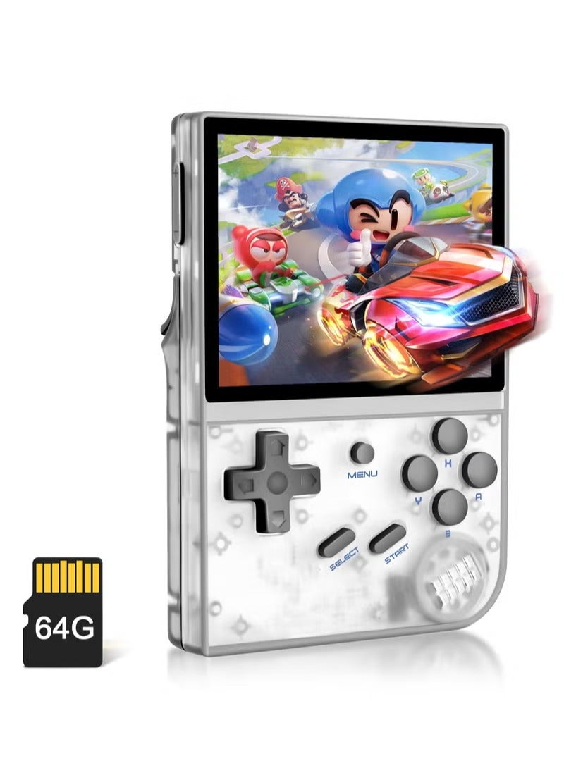 Compare RG35XX Handheld Game Console, 3.5 Inch IPS Screen Linux System Retro Video Games Consoles, Portable Pocket Video Player with 5000+ Games White, 64G at KSA Price