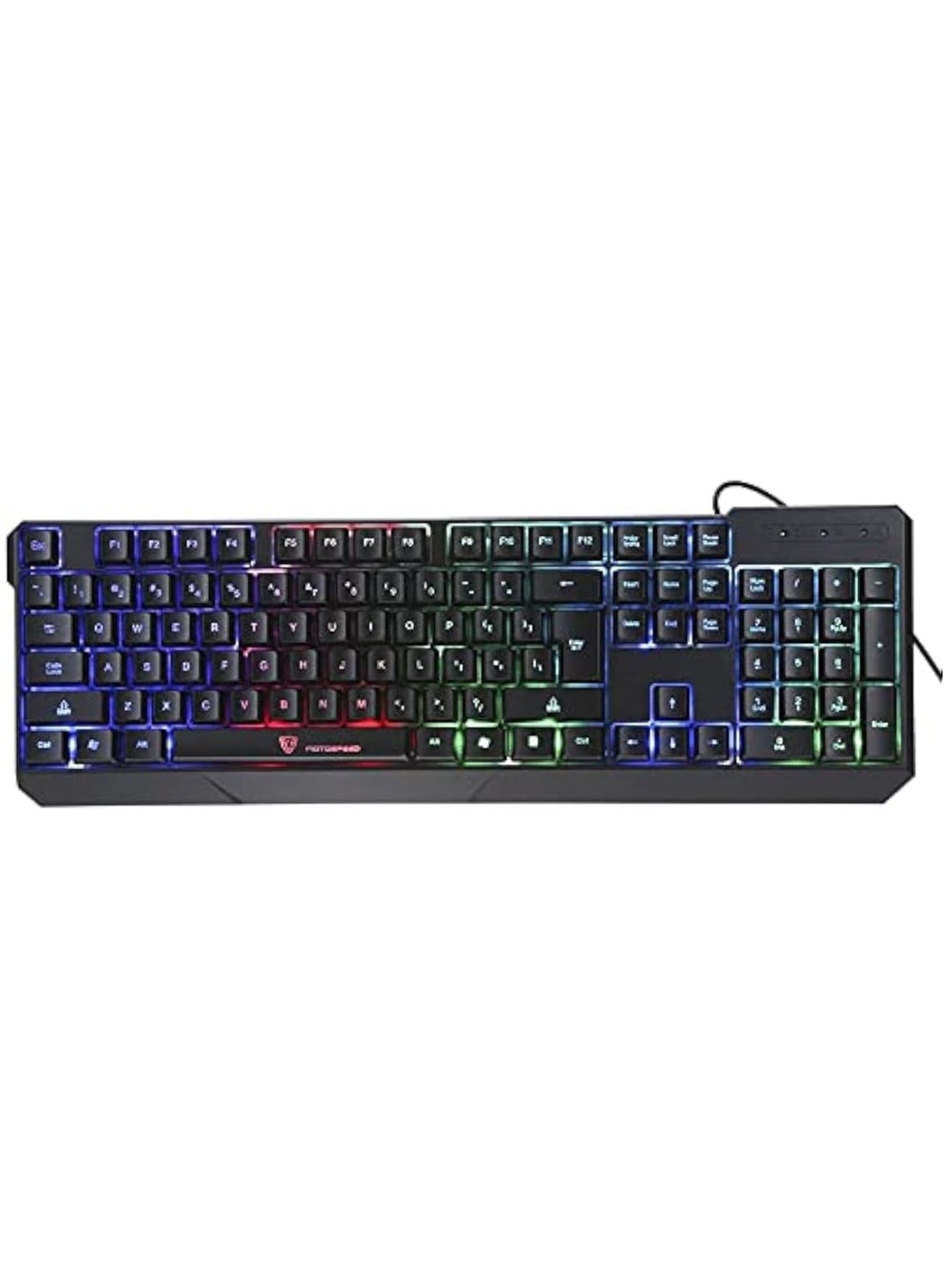 K70L Keyboard 7 Colorful LED Backlit Wired Desktop…