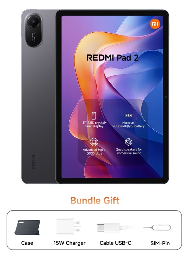 REDMI Pad 2 11-inch Tablet Graphite Gray 4GB…