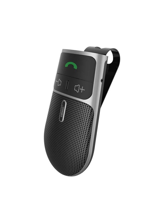 Compare 2019 BC920 Bluetooth Hands Free Car Kit, Connects with Siri & Google Assistant, Auto On Off, Handsfree Speakerphone Wireless in Car, 2W Powerful Speaker, Dual Link Connectivity & Visor Clip at KSA Price