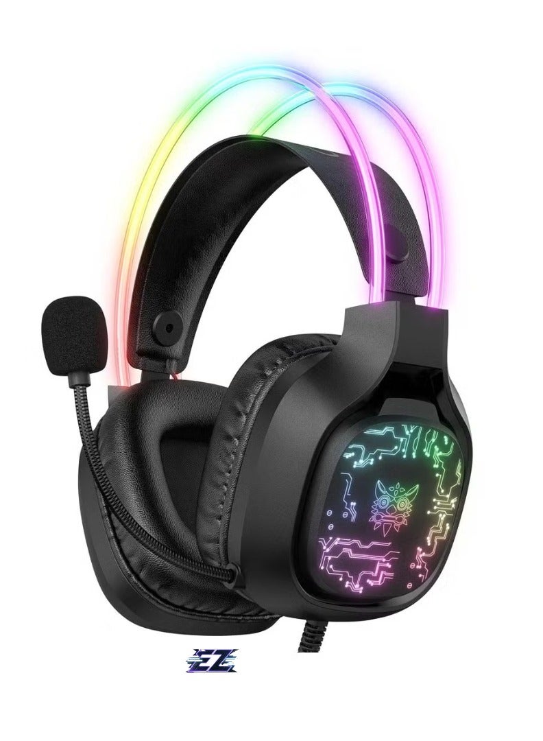 X22 USB + 3.5mm Cool RGB Dynamic Light Wired Gaming…