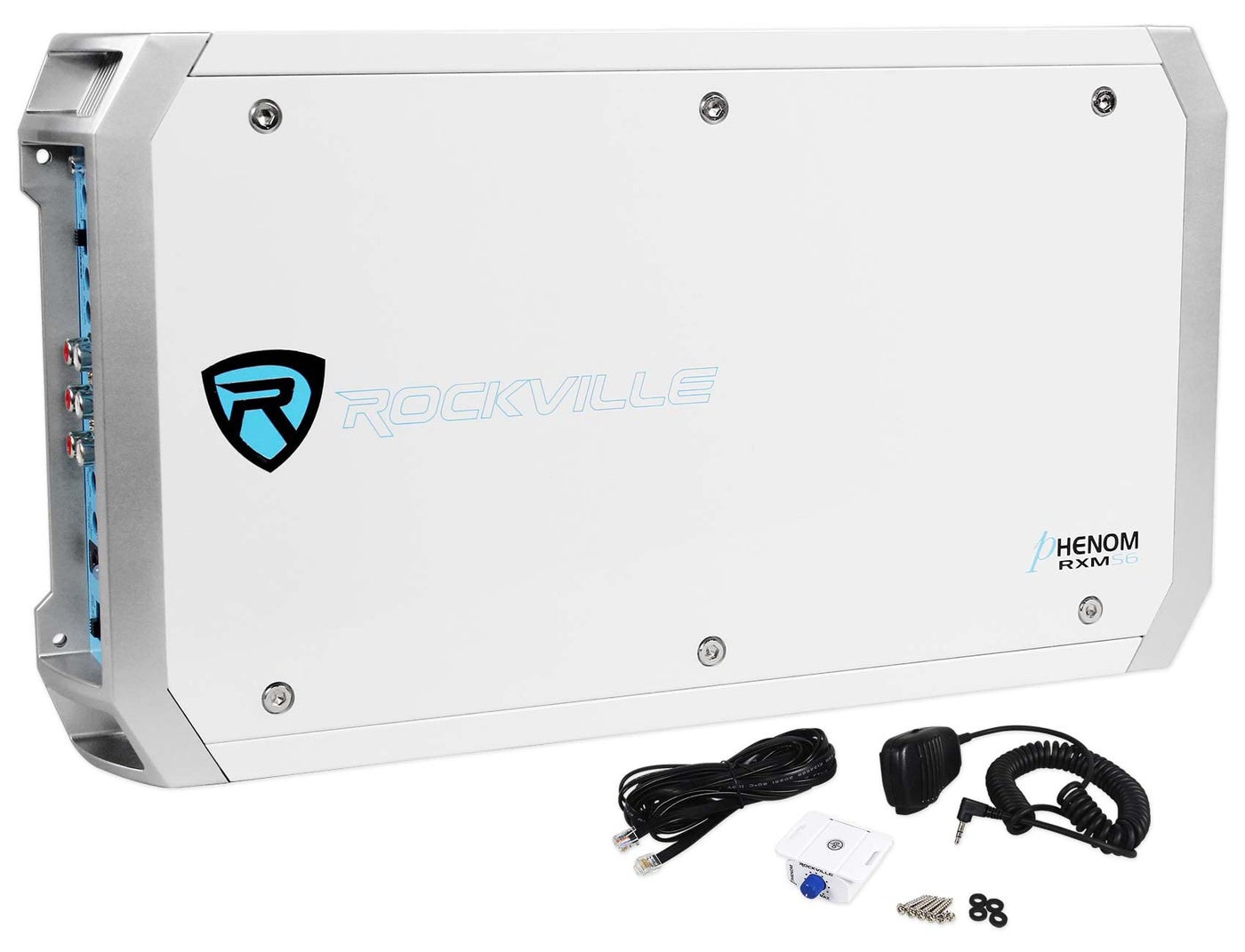 Compare Rockville RXMS6 2600W Peak660W RMS 6Channel Marine Amplifier PA Microphone Waterproof Design Bass Remote for Boats and Marine Audio at KSA Price