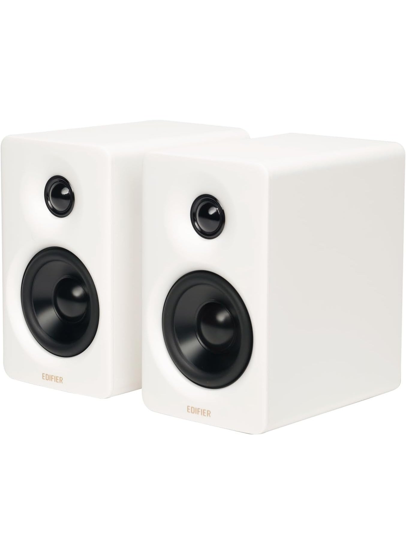 Compare Edifier M60 Compact Desktop Speakers 2.0, for PCLaptopComputer, Bluetooth v5.3, USB C & 3.5 mm AUX, HiRes Audio Wireless Certified, 66W RMS, for Music and Gaming White at KSA Price