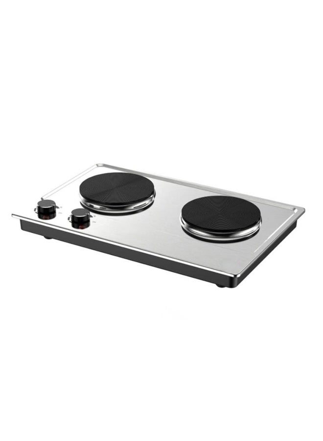 Double Electric Hot Plate 1000W Portable Countertop…