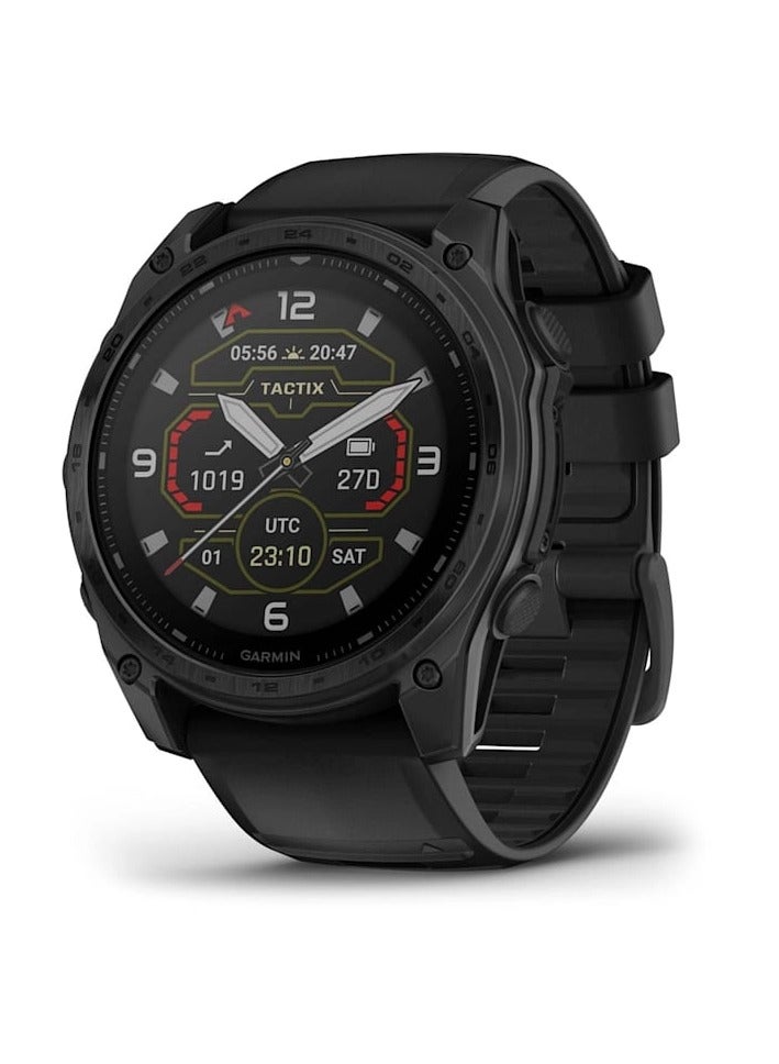 Compare Tactix 8  51MM  1.4 Solar  Sapphire Lens with Applied Ballistics Ultralight Solver, DLC Titanium With Tactical Black Nylon Band and a Black Silicone Band Black at KSA Price
