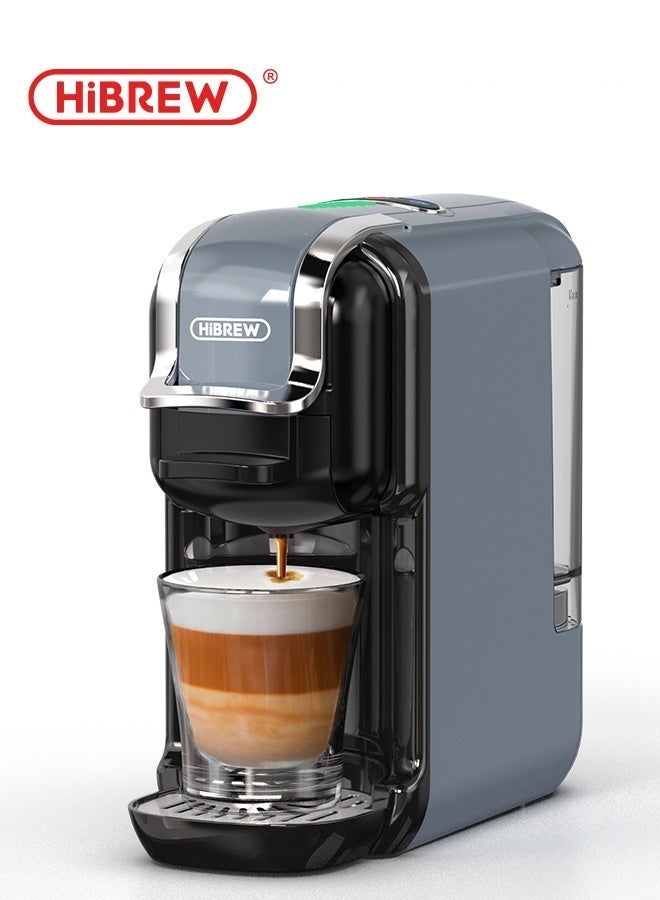 Compare HiBREW Multiple Capsule Coffee Machine HotCold Capsule ESE Pod Ground Coffee Cafeteria 5 in 1 H2Bgrey at KSA Price