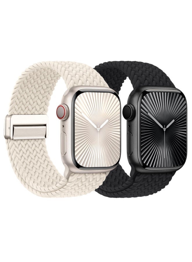 2 Pack Magnetic Braided Solo Loop Compatible with…