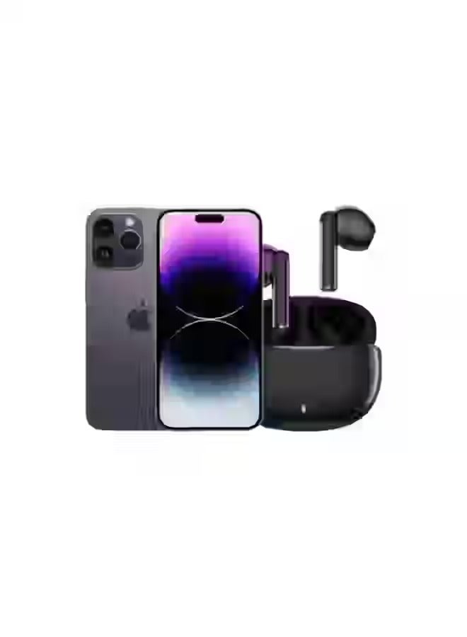 Compare Renewed  iPhone 14 Pro Max 128GB Deep Purple 5G With Facetime  International Version & Renewed  E310 True Wireless Stereo Earbuds, Bluetooth 5.3, 13mm Drivers, AI Call Noise Reduction, 20 Hours Playtime, USBC Chargin at KSA Price