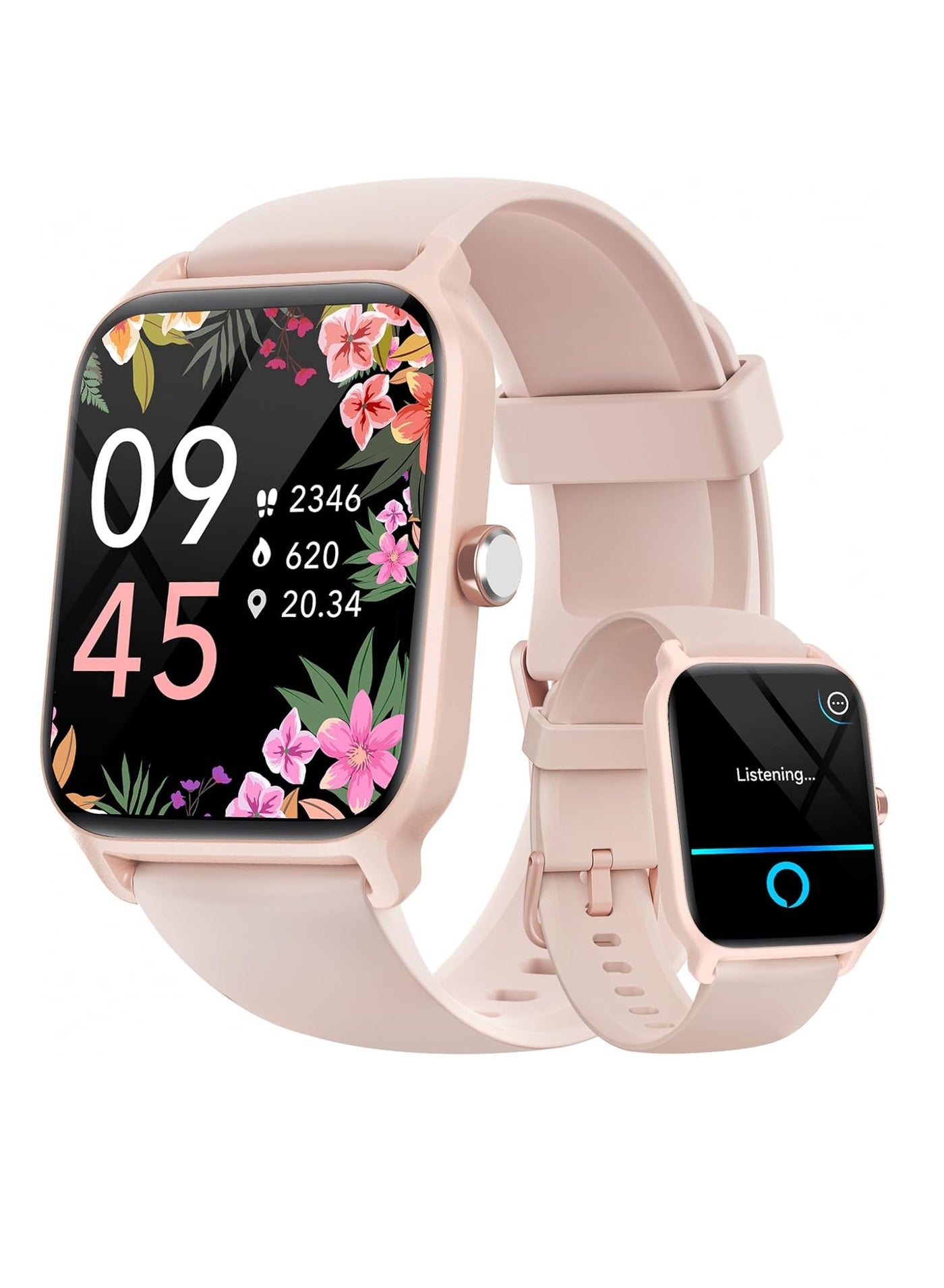 Compare Smart Watch for Women Android & iPhone, Alexa Builtin 1.8 HD Screen IP68 Waterproof Fitness Watch with Bluetooth Call AnswerMake, Heart RateSleepSpO2 Monitor, 105 Sports Trackers at KSA Price