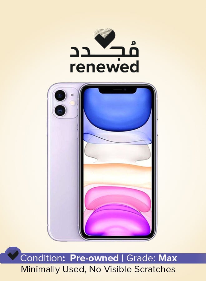 Compare Renewed  iPhone 11 128GB Purple 4G  International Version at KSA Price