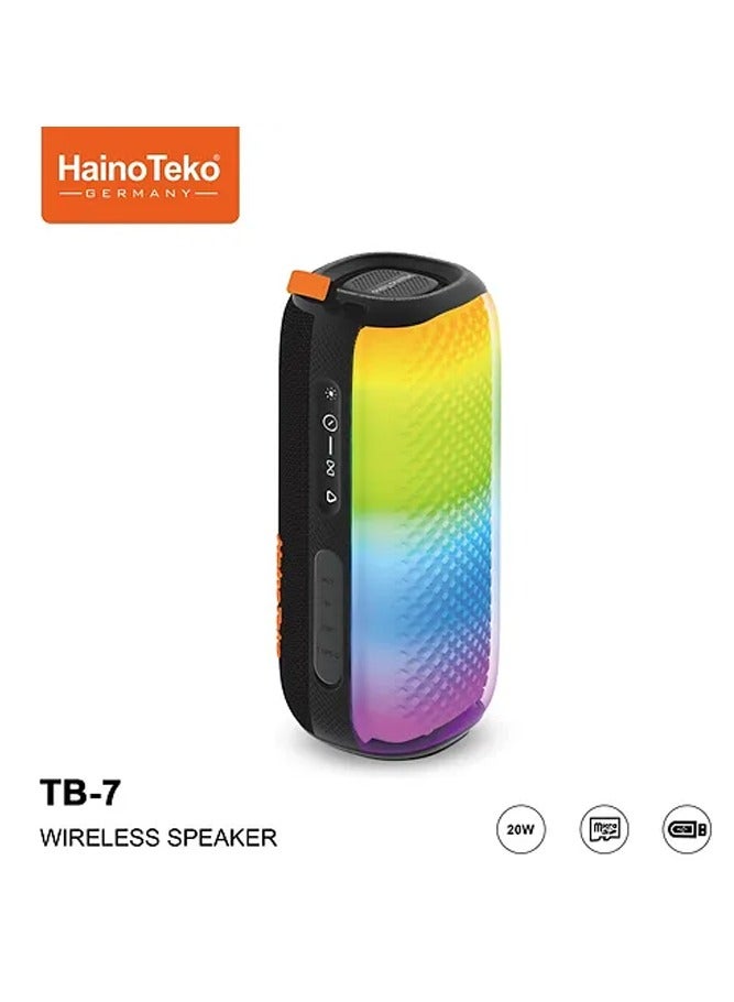 HainoTeko TB-7 Portable Wireless Bluetooth Speaker…