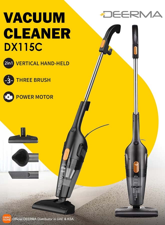 Compare Portable Handheld Vacuum Cleaner, Multifunction Household Silent Strong Suction with HEPA Filter 1.2 L 600 W DX115C BlackSilver at KSA Price