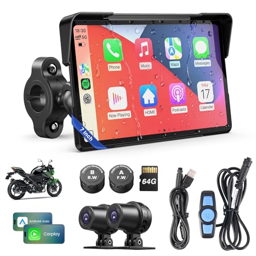 WonVon Motorcycle CarPlay Screen with Android Auto…