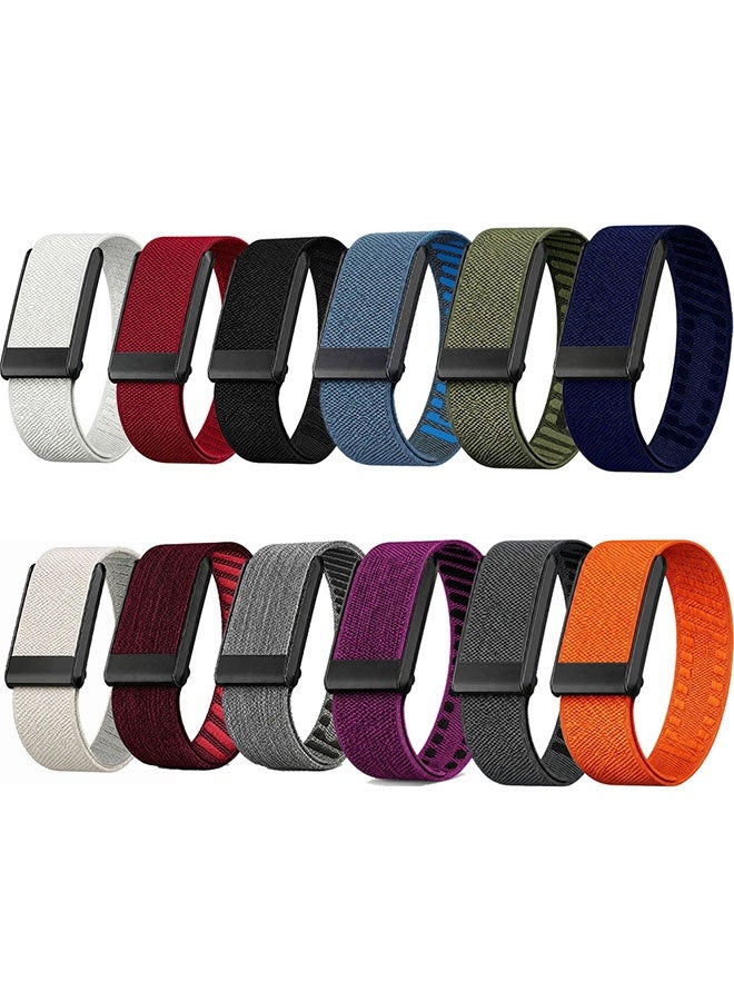 12 PACK Woven Nylon Strap Compatible with Whoop…