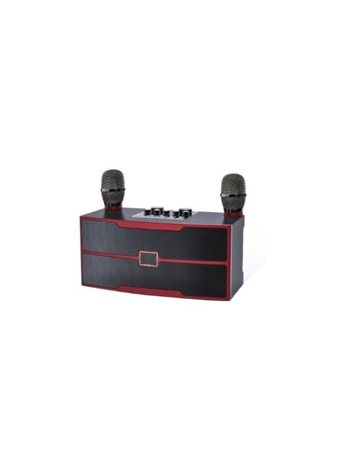 Compare YS201 20W Large Power Outdoor Stereo KTV Speaker Set Dual BT Speaker with 2 Wireless Microphones  Red at KSA Price