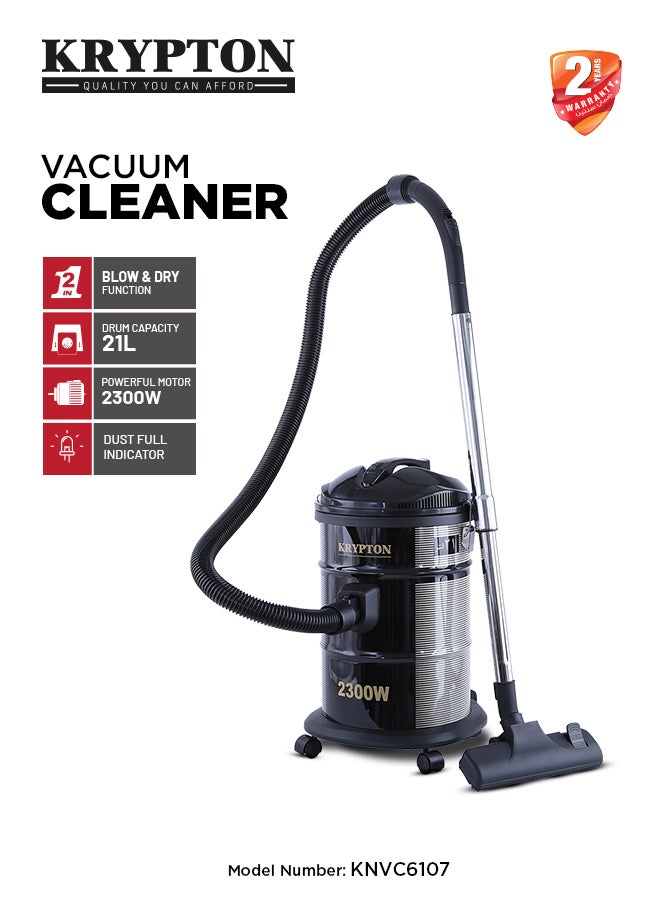 Drum Vacuum Cleaner with Dry & Blow Function/Large…
