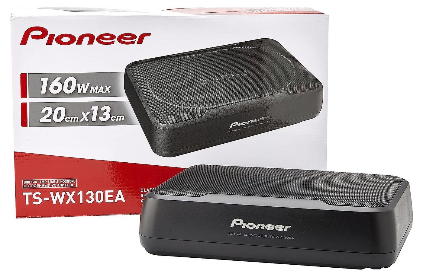 Compare Car Under Seat Active Subwoofer TSWX130EA Sealed Active Under Seat Subwoofer With Class D Amplifier at KSA Price