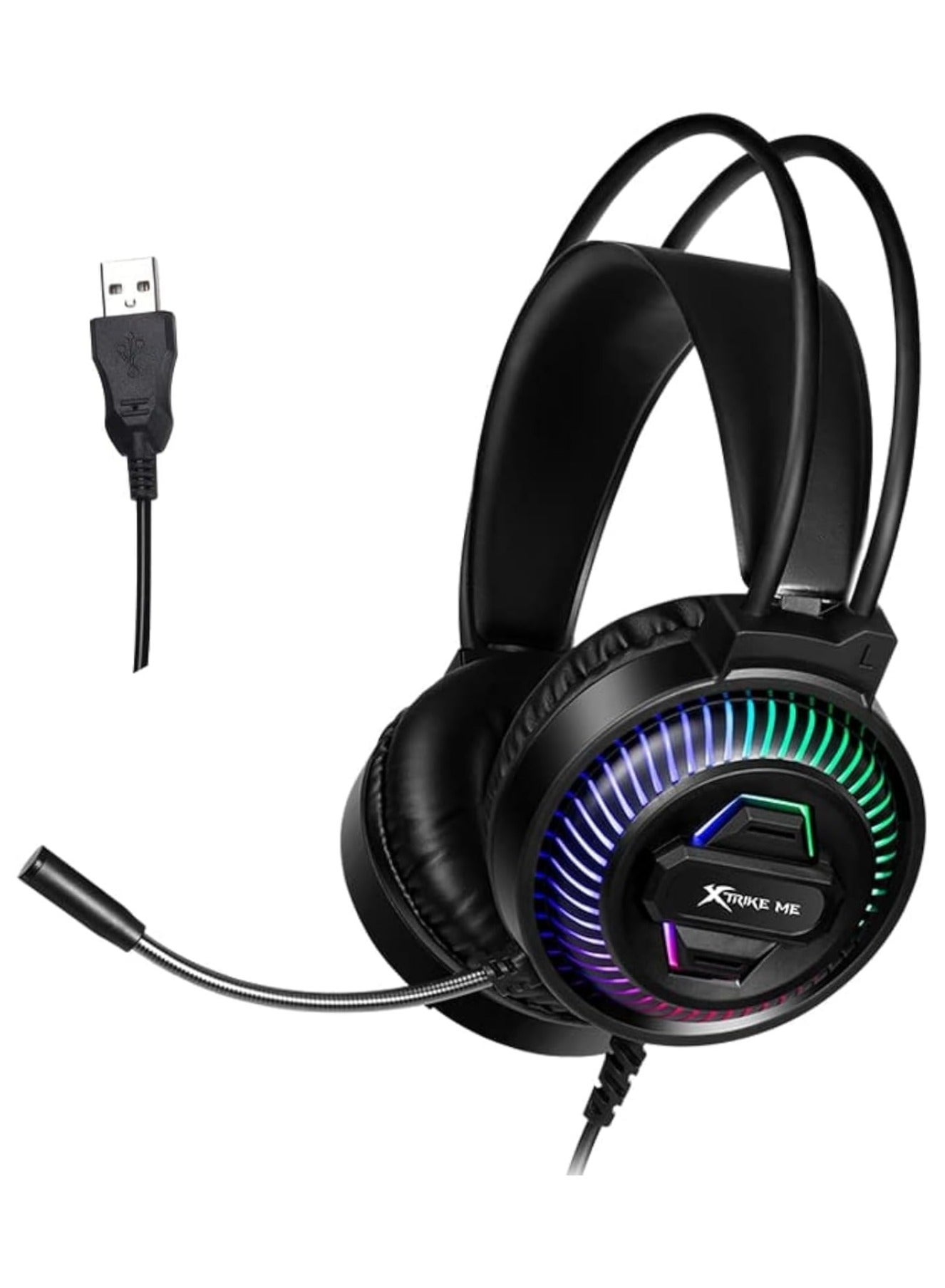 GH-510 Stereo Gaming Wired Headset - Black