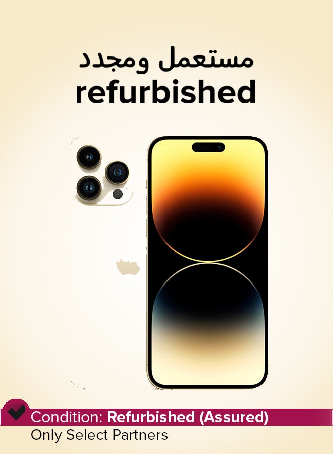 Compare Refurbished  iPhone 14 Pro 256GB Gold 5G With Facetime  International Version at KSA Price