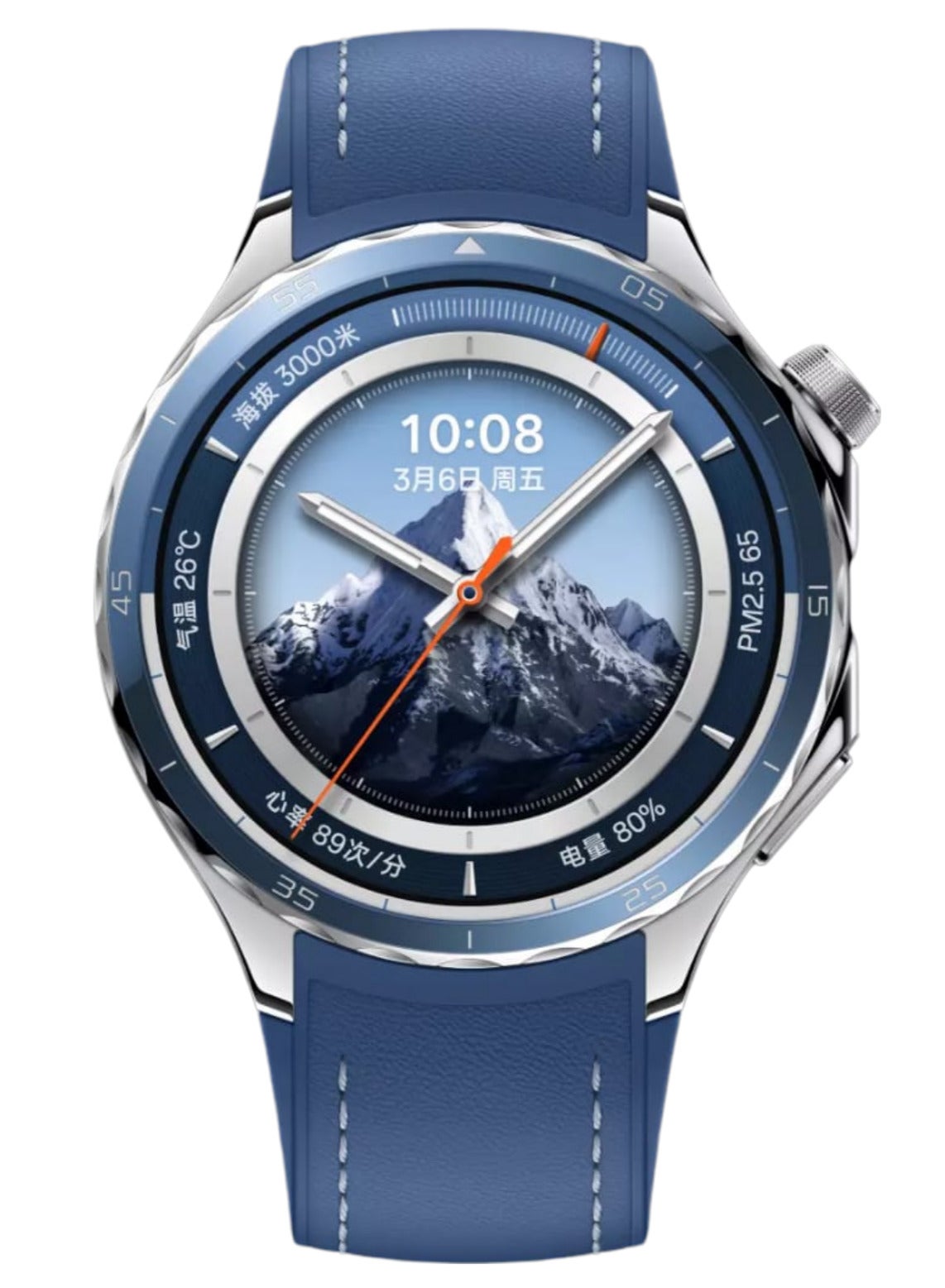 Compare 648 mAh OPPO Watch X2 Full Smart Flagship Smartwatch | 1.5 AMOLED Display | Titanium Alloy Case | 631mAh Battery | ECG, Blood Oxygen, and Blood Pressure Monitoring | DualFrequency GPS | eSIM Support | Sky Blue at KSA Price