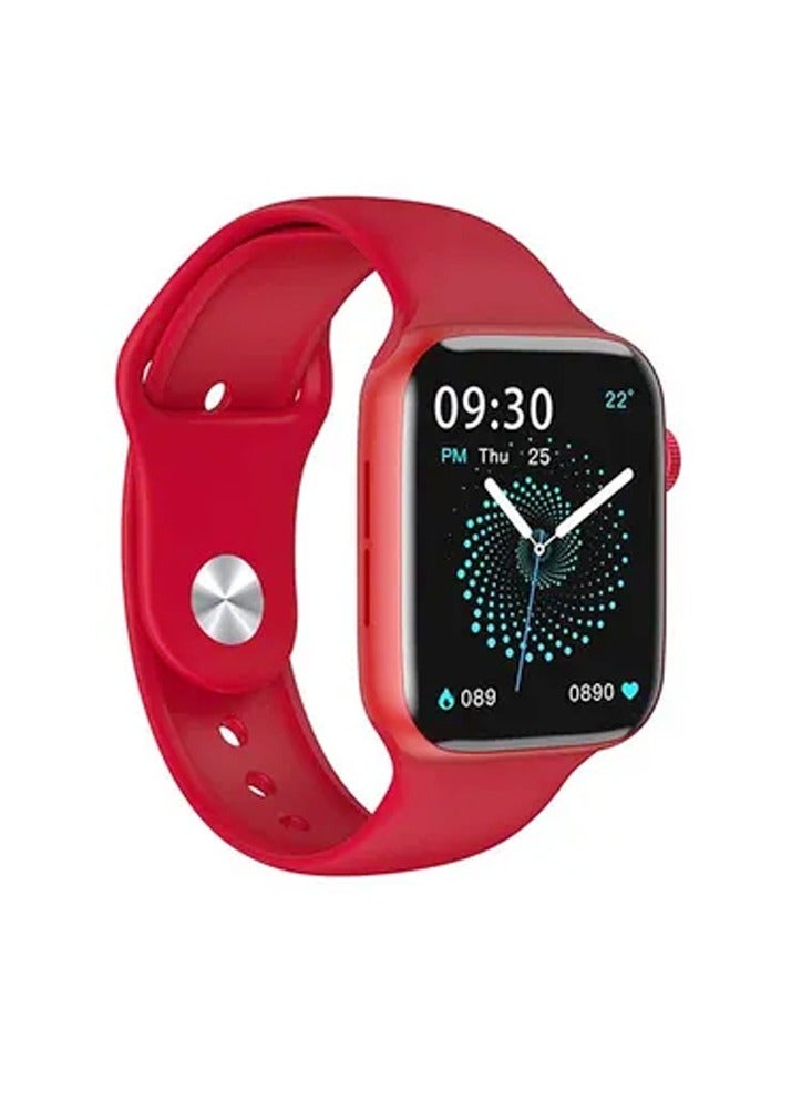 Compare V22 Smart Watch Zinc Alloy 200mAh Battery With Call Red at KSA Price