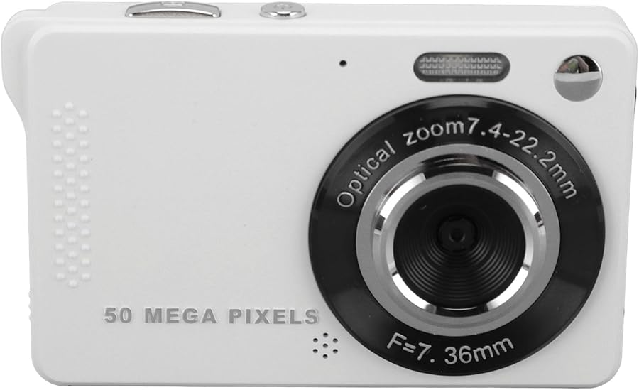Vbestlife White Digital Camera 50MP 1080P HD Autofocus…
