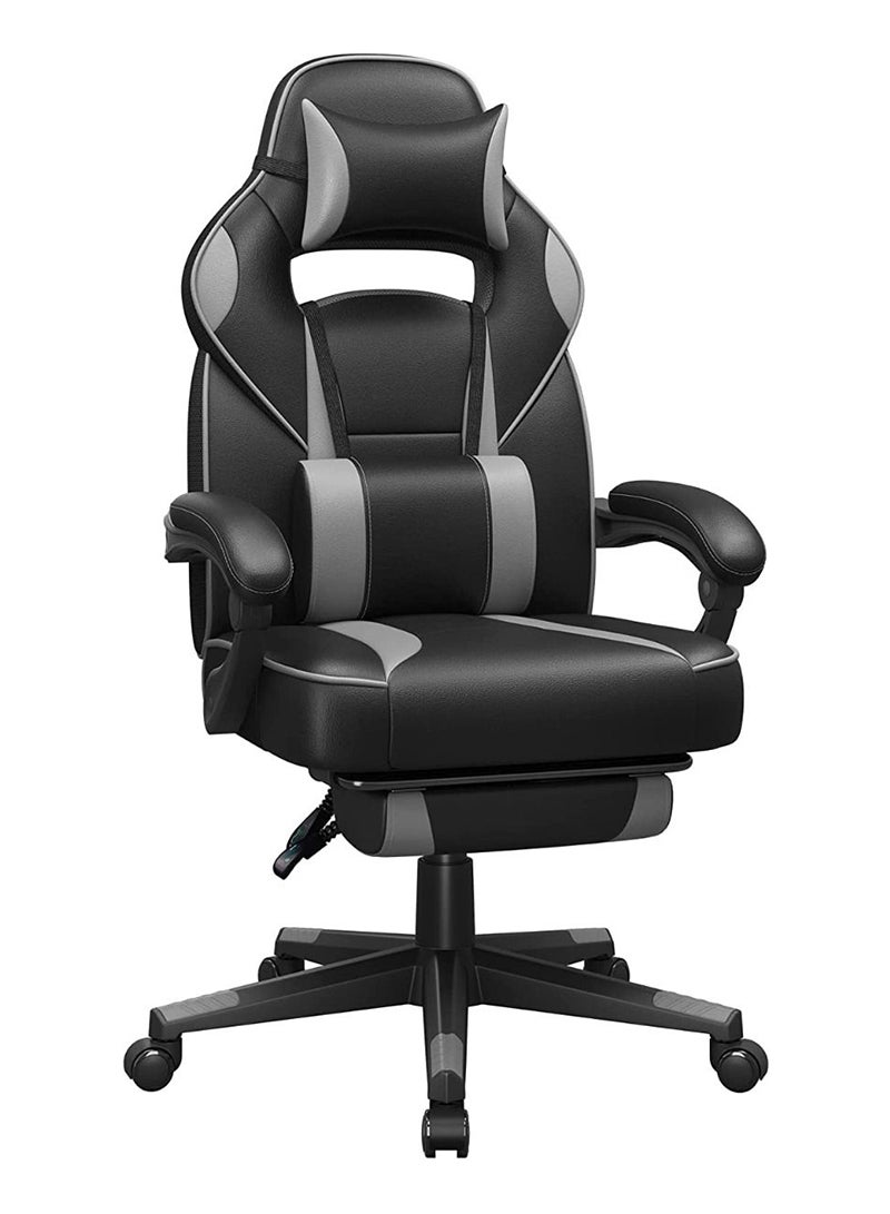 Compare SONGMICS Black and Grey OBG073B03 Stylish Gaming Chairs for Playstation, Office, Gaming Station, Home, Study Room at KSA Price