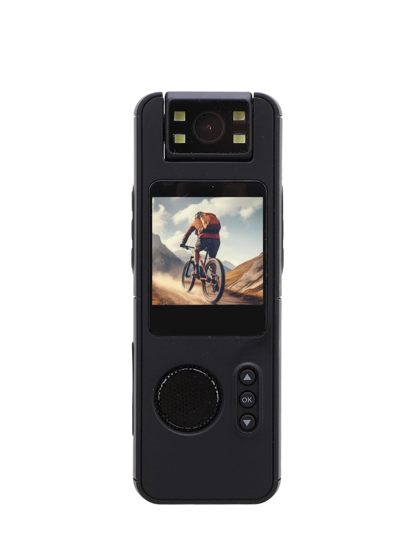 Compare Body Camera, Portable Small Personal Camcorder, 1080P HD Video, with 14 Inch Thread Magnetic Back Clip, Mini Body Camera, Pocket Camcorder at KSA Price