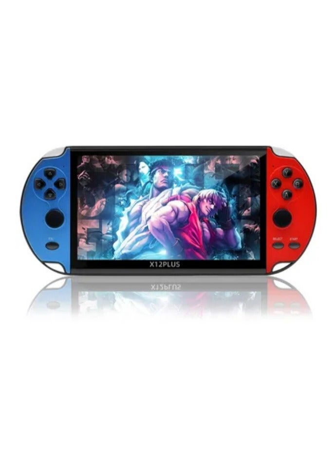 Compare X12 Plus 7 inch Video Game Console Handheld Portable MP5, Built in 1000 Games,16GB Memory, Nostalgic Arcade Game Console with Joystick,Support GBCGBANESMDSMCSFC at KSA Price