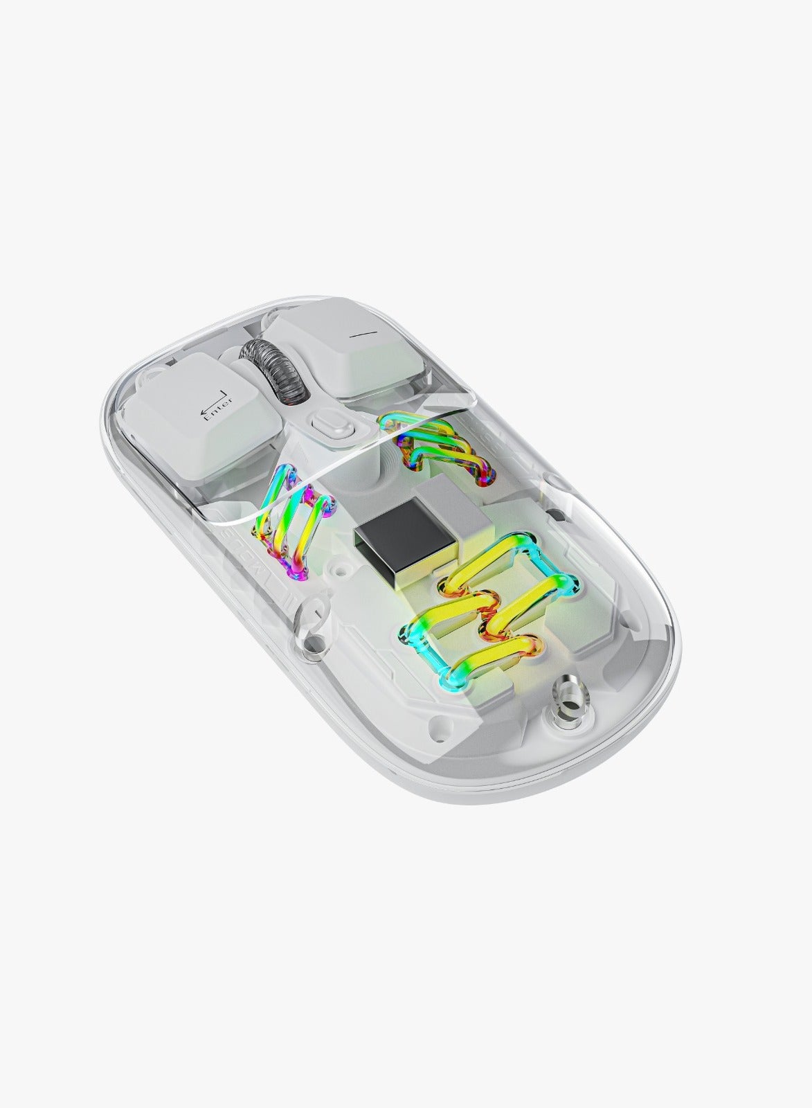 Transparent Mouse with Dual Mode 2.4G and Bluetooth…