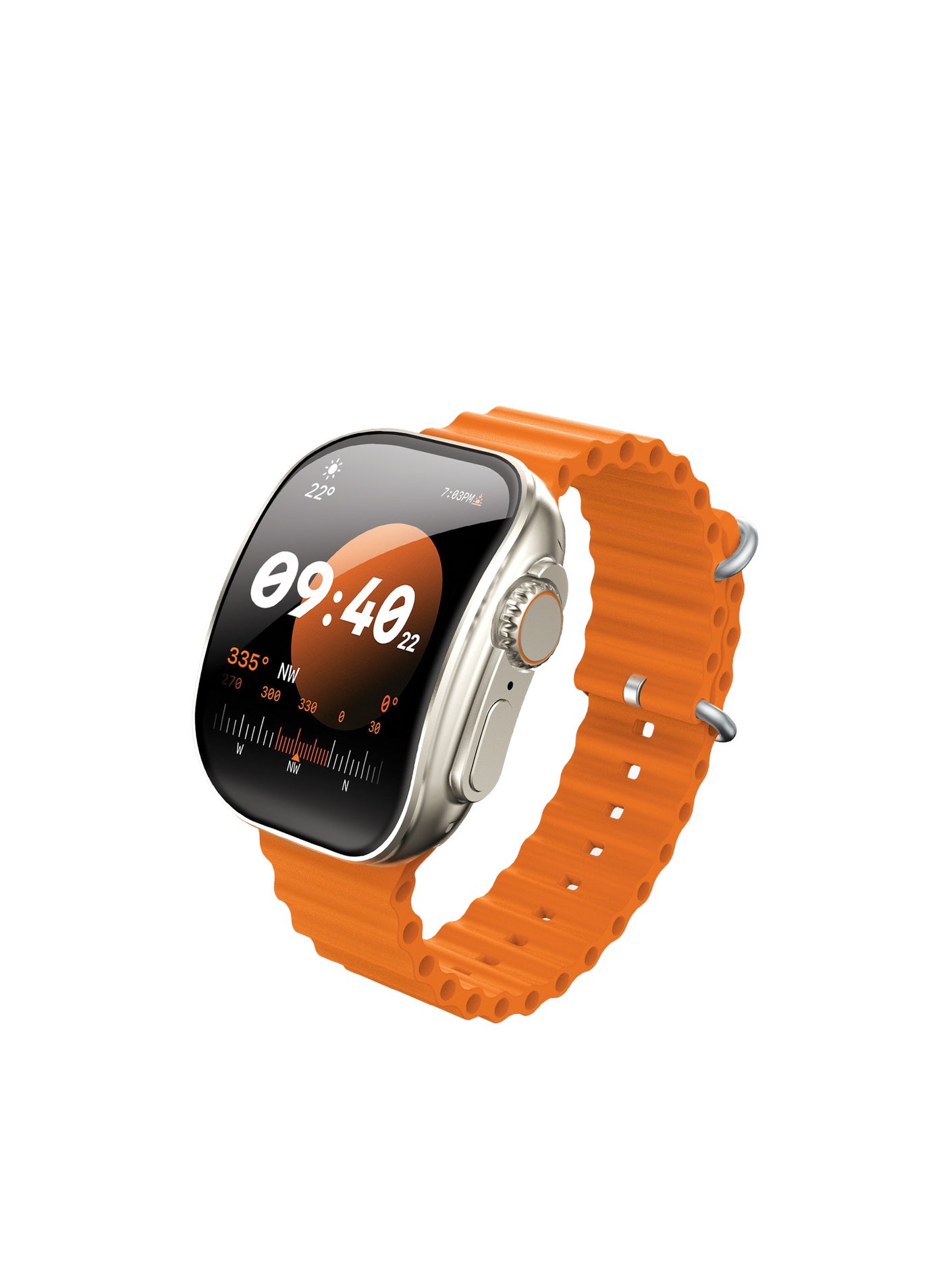 Compare Moxedo Curve Smartwatch Chat GPT AI Assistant Compatible with Android & iOS with 2.01Super AMOLED Display, Bluetooth Calling, Wireless Charging, IP68 Waterproof, Health & Fitness Tracker – Orange at KSA Price