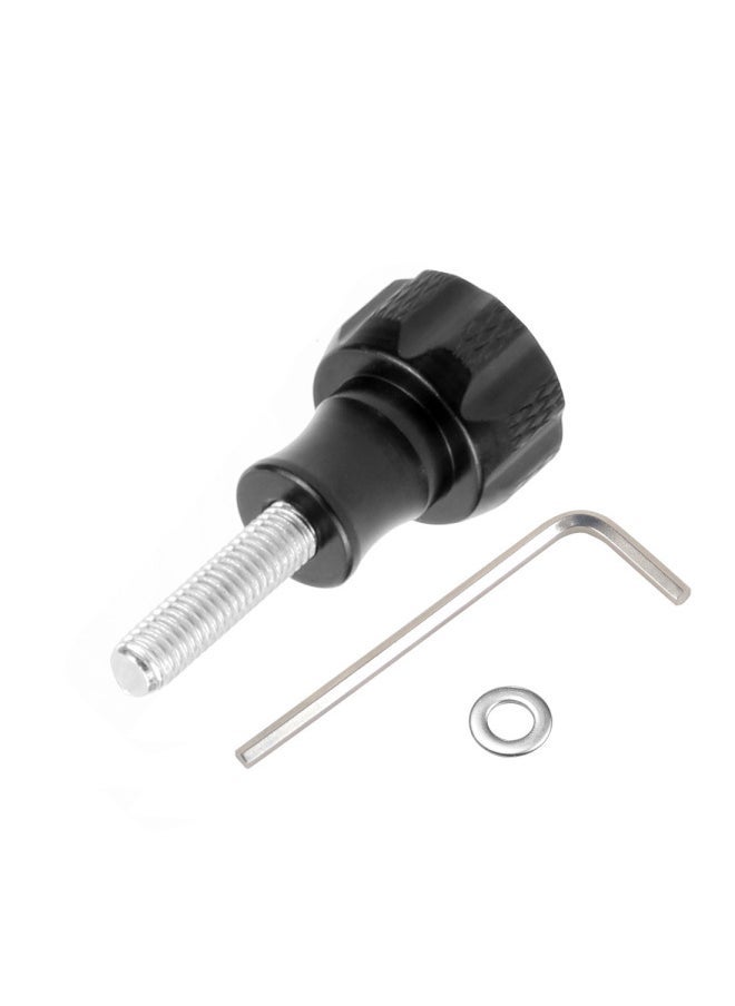 Compare Suitable For GoPro1110 Insta360 X32 Motion Camera Long And Short Screw Aluminum Alloy Fixed Screw WireColor:Short Wrench Washer Black at KSA Price