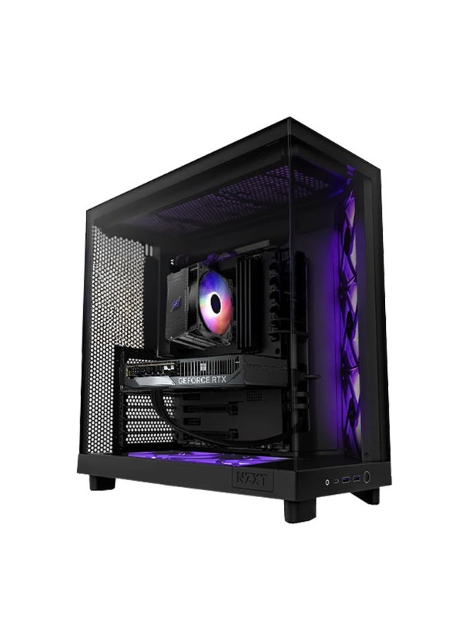 Compare Flow 5050 AMD Gaming PC – Ryzen 5 7600, RTX 5050 8GB GPU, 16GB DDR5 RAM, 1TB SSD, B650 Motherboard, NZXT H6 Flow Case, Digital Cooler, 650W PSU, Black black at KSA Price